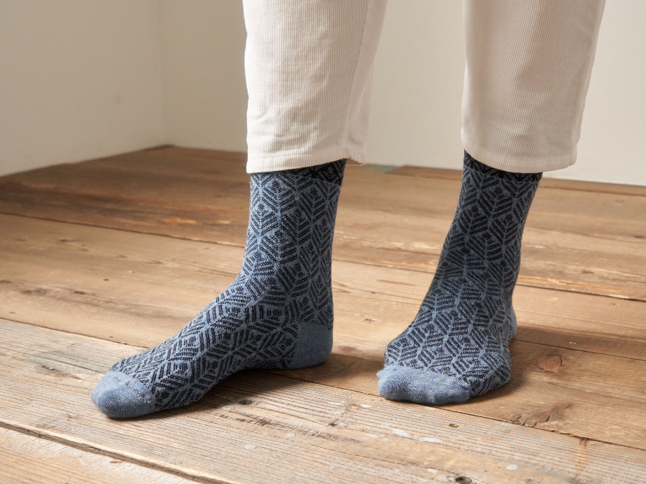 ニオイを気にせず、梅雨の季節にサラッと履けるソックス