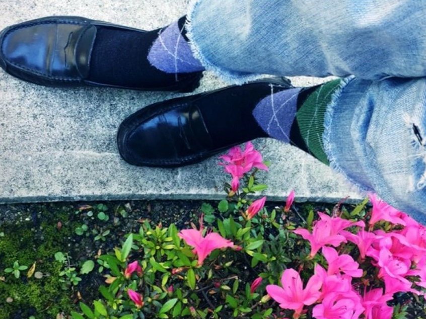 ARGYLE/ライフスタイル着圧/優しくサポート