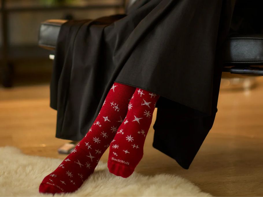 冬の汗対策ができるソックウェルの靴下1