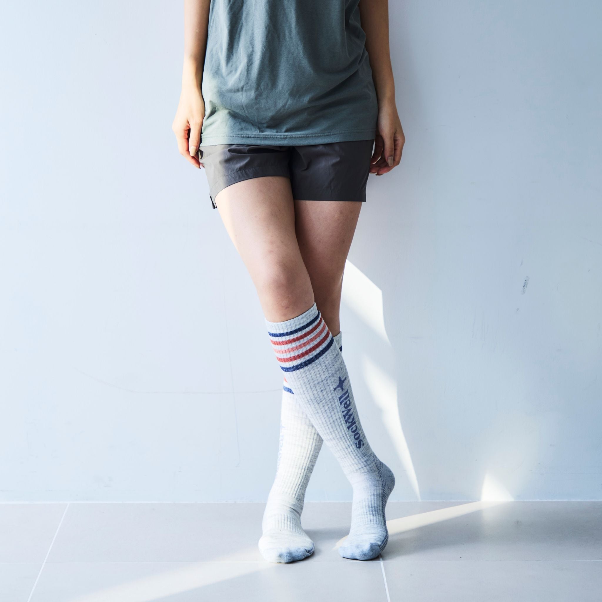 Sockwell26SS新作】[SW201W]RUN CLUB KNEE HIGH Ladies 着圧ソックス