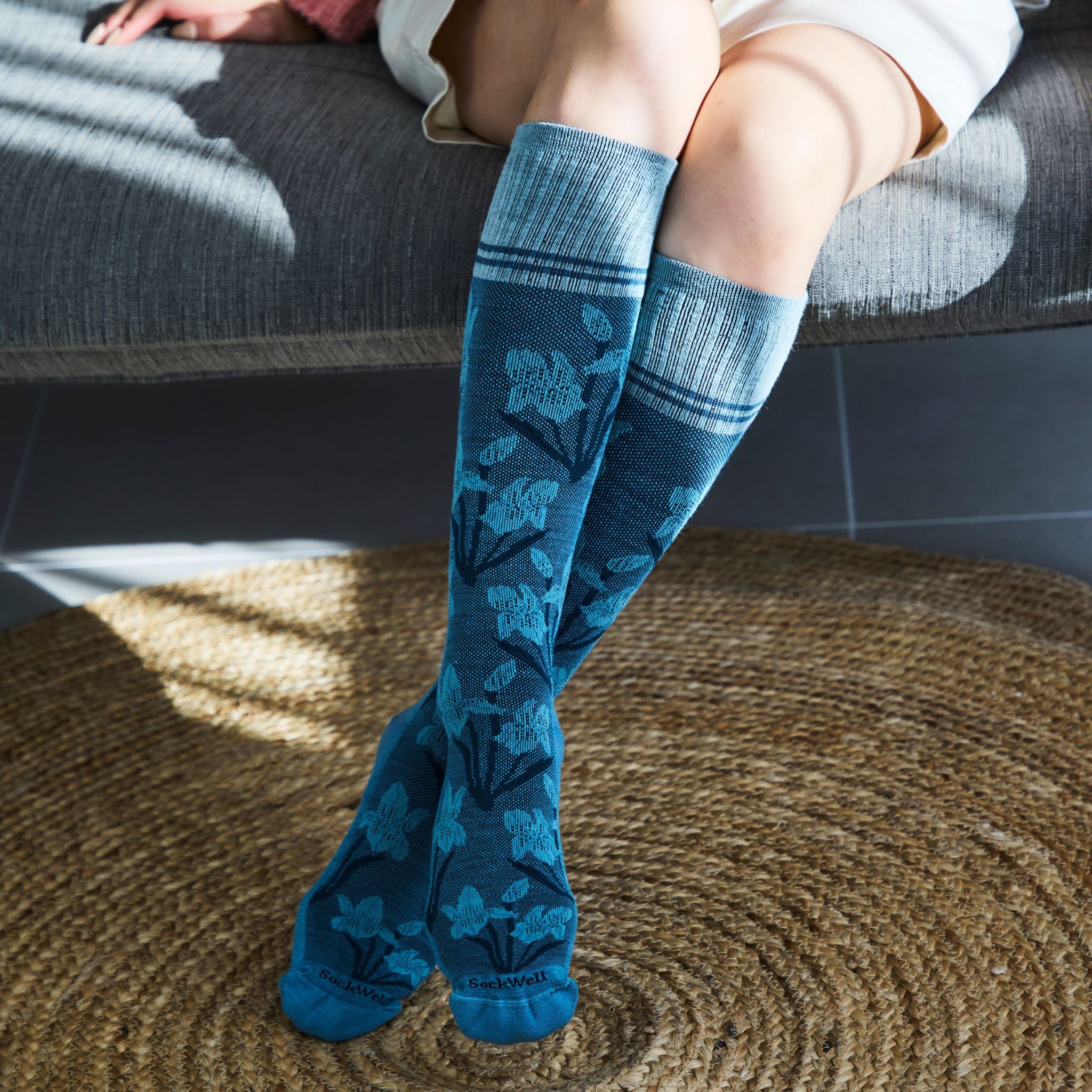 Sockwell26SS新作】[SW187W]IRIS Ladies 着圧ソックス/中圧力15-20mmHg