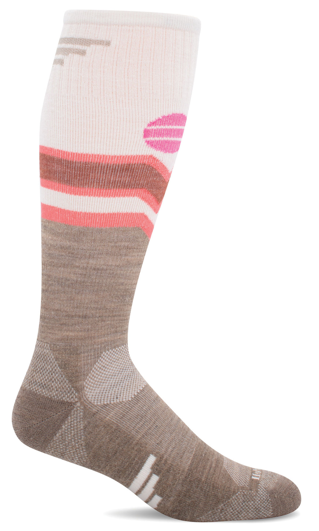 [SW93W]MOUNTAIN BEAT KNEE HIGH Ladies khaki